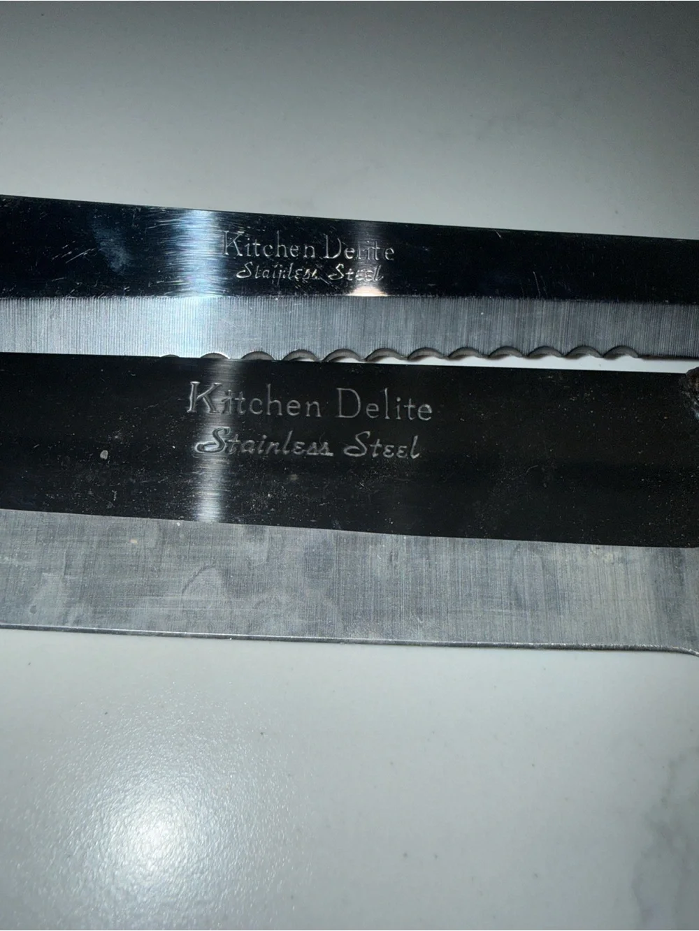 Japan kitchen Delite Black Chef and Bread Knife Set